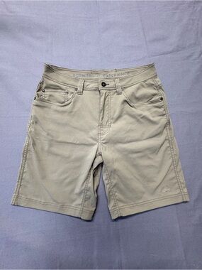 Prana Men's Khaki Flat-Front Shorts - Neutral Tan